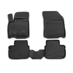 Volkswagen ID 4 Floor Mats - Omac - Rubber TPE 3 Pcs - Black